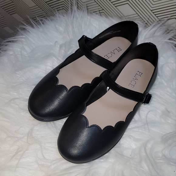 Girls Black Flats - Picture 1 of 7